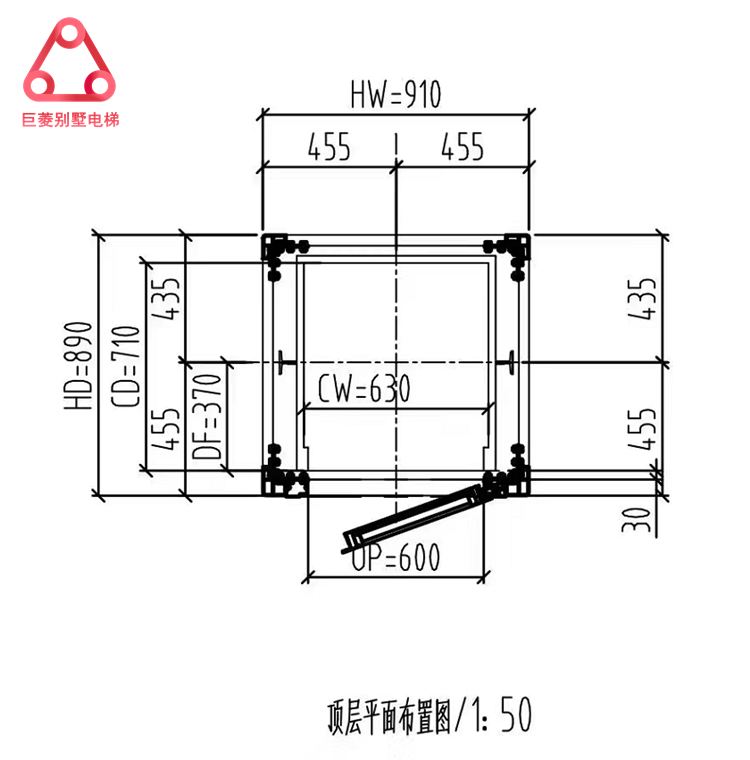 家用别墅小型电梯尺寸